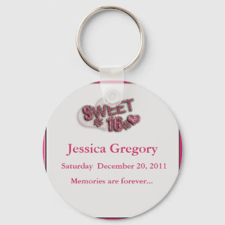 Sweet 16 Party Favours Keychain