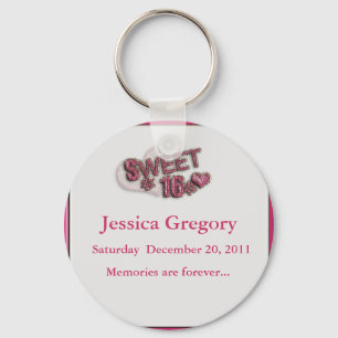 Sweet 16 Party Favours Keychain