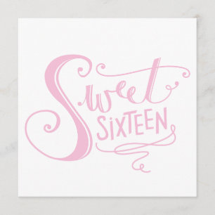 "SWEET 16" PARTY INVITATIONS
