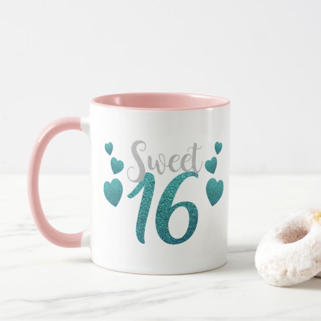 Sweet 16 Party Mug (With Donut)