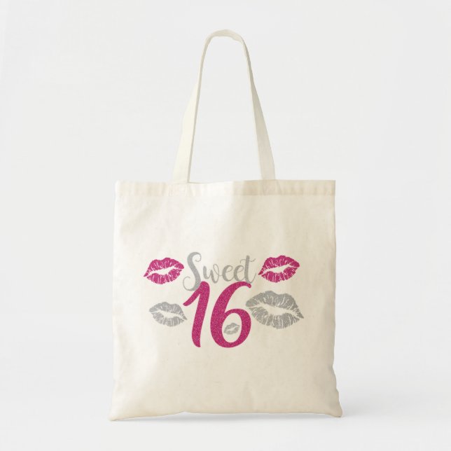 Sweet 16 Party Tote Bag (Front)