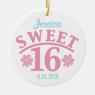 Sweet 16 Personalized Ornament