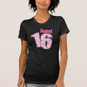 Sweet 16 (Pink Dots And Stars) T-Shirt