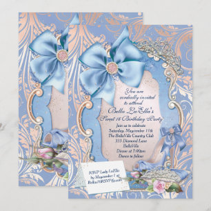 Sweet 16 Quinceanera Party Invitations