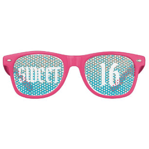 SWEET 16 retro Shades / Fun Party Sunglasses