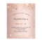 Sweet 16 rose gold invitation