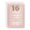 Sweet 16 rose gold pink drips