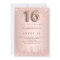 Sweet 16 rose gold pink drips