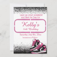 Sweet 16 Sneaker Birthday, Glitter