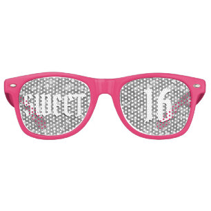 SWEET 16 Tons rétro / Lunettes de soleil de fête a