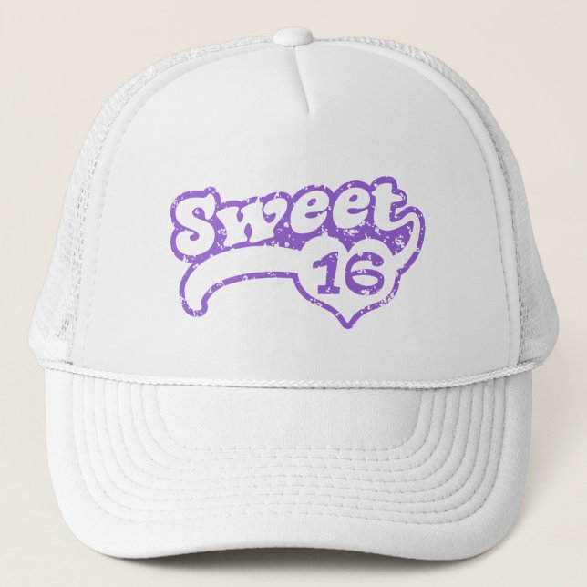 Sweet 16 trucker hat (Front)