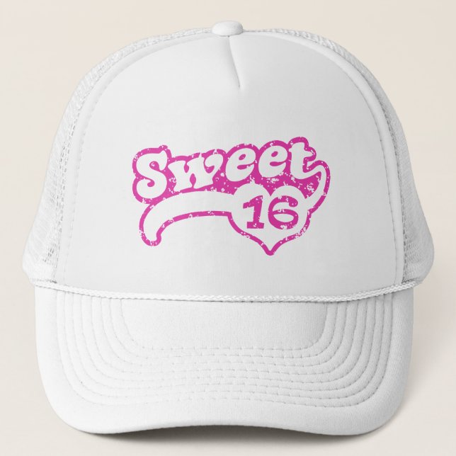 Sweet 16 trucker hat (Front)