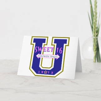 Sweet 16 University Athletic Department Invitation
