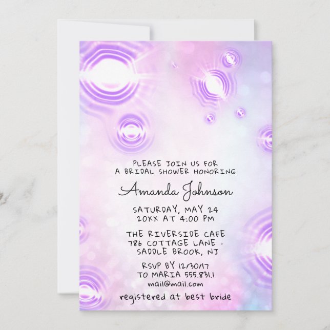 Sweet 16th 15th Futuristic Spark Pink Holograph Invitation (Front)