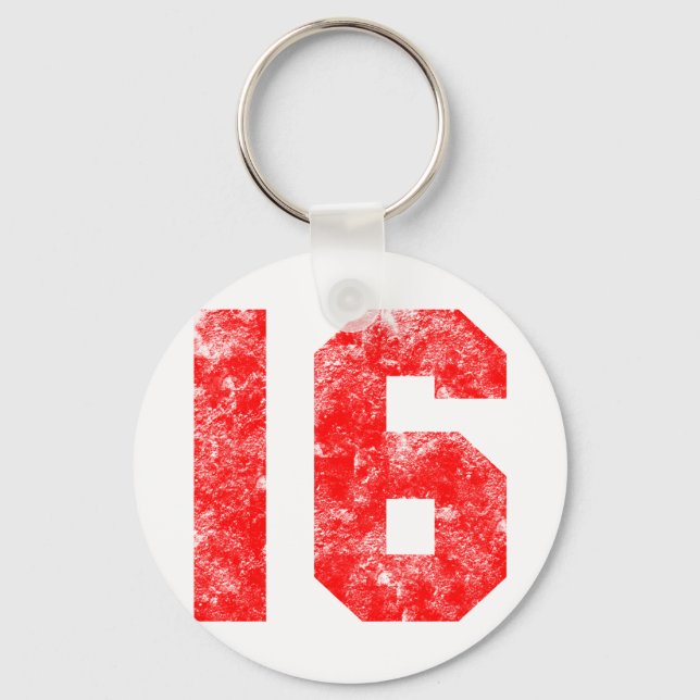 Sweet 16th Birthday Gifts Keychain (Front)