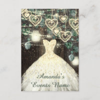 Sweet 16th Green BRIDAL Rustic Gold Confetti