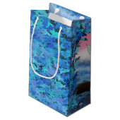 Sweet African American Fairy Birthday Small Gift Bag (Back Angled)