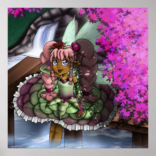 Sweet African American Fairy Poster (Front)