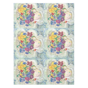 Sweet Afternoon: A Dreamy Floral  Tablecloth