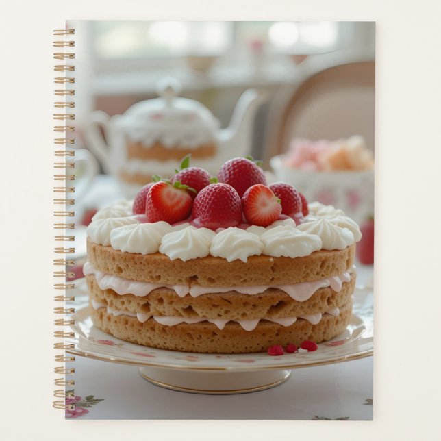 Sweet Afternoon Tea Time Planner (Front)