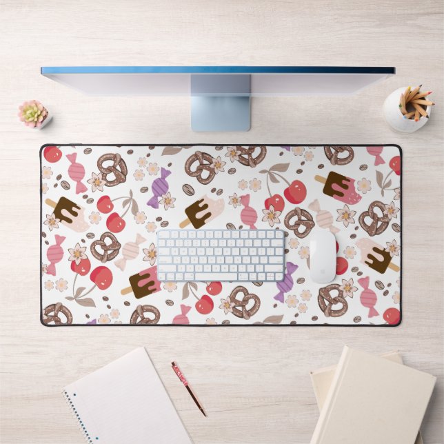 Sweet and Salty Treats Pattern Desk Mat (Office 1)