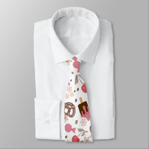 Sweet and Salty Treats Pattern Tie
