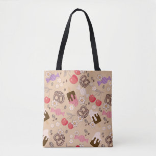 Sweet and Salty Treats Pattern Tote Bag