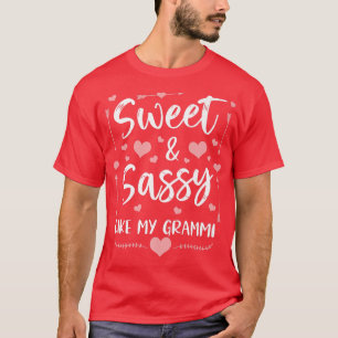 Sweet And Sassy Like My Grammi Matching Grandma an T-Shirt