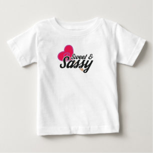 Sweet and Sassy Novelty Quotes Baby T-Shirt