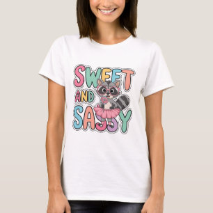 Sweet and Sassy Raccoon T-Shirt 