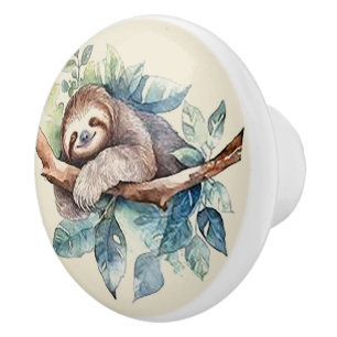 Sweet and Slow Ceramic Knob Door Pull