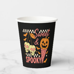 Sweet and Spooky Cute Halloween Paper Cups