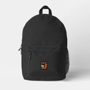 Sweet and Spooky Cute Halloween Printed Backpack