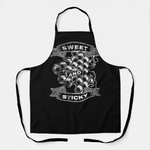 Sweet and Sticky Honey Honeycomb Beekeeper Bees Apron