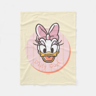 Sweet and Sunny Daisy Duck Portrait Fleece Blanket