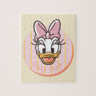 Sweet and Sunny Daisy Duck Portrait Jigsaw Puzzle