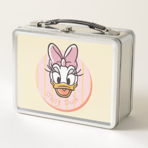 Sweet and Sunny Daisy Duck Portrait Metal Lunch Box