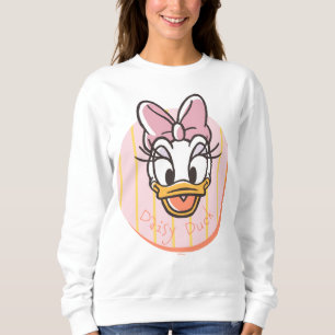 Sweet and Sunny Daisy Duck Portrait Sweatshirt