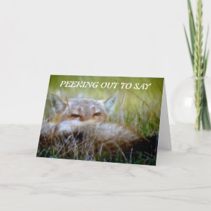SWEET AND THOUGHTFUL "LION" SAYS HAPPY BIRTHDAY CARD