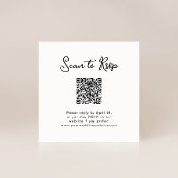 Sweet and Whimsical | RSVP with QR Code