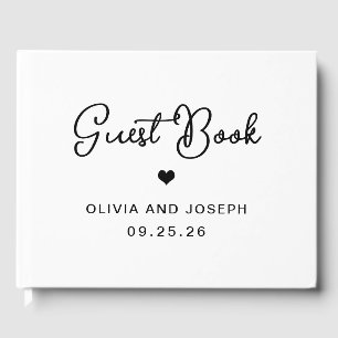 Sweet and Whimsical   Wedding Guest Book