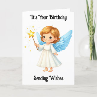Sweet Angel Birthday Greeting Card