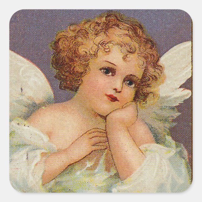 Sweet Angel Square Sticker (Front)