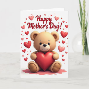 Sweet Animated Bear Card