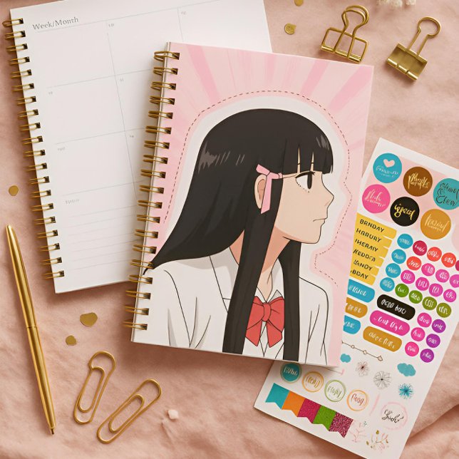 Sweet Anime Girl Planificateur esthétique (Créateur téléchargé)