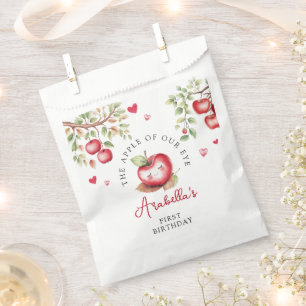 Sweet Apple Of Our Eye Birthday Party Favour Bag