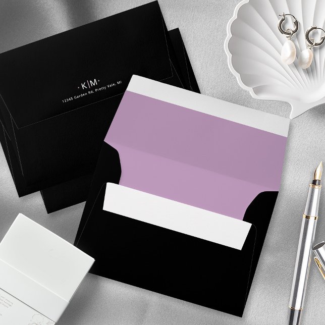 Sweet Arch Wedding Lilac ID998 Envelope (Creator Uploaded)