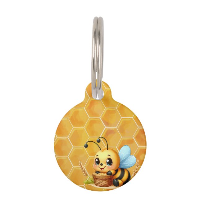 Sweet as a Honey Bee Pet Tag (Front)