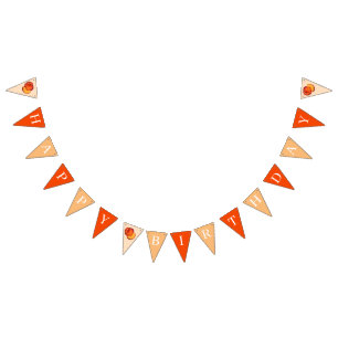 Sweet as a Peach Peaches 16 Sixteenth Birthday Bunting Flags