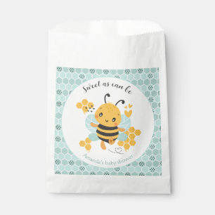 Sweet as Can Bee Baby Boy Baby Shower Favour Bag